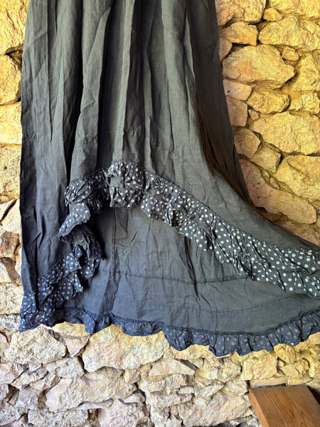 Robe lin bohème