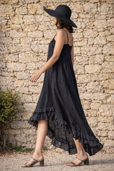 Robe lin bohème