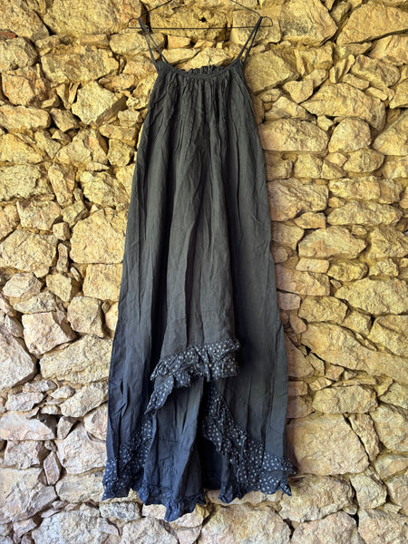 Robe lin bohème