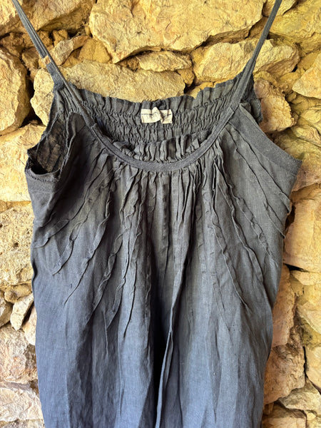 Robe lin bohème