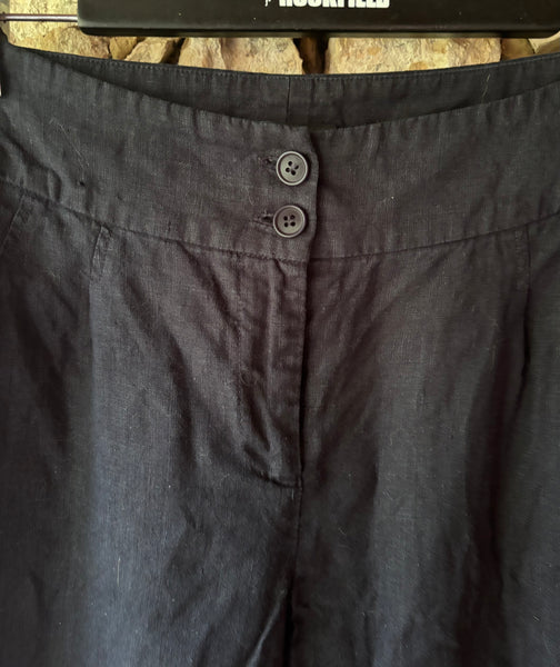 Dark Blue Linen