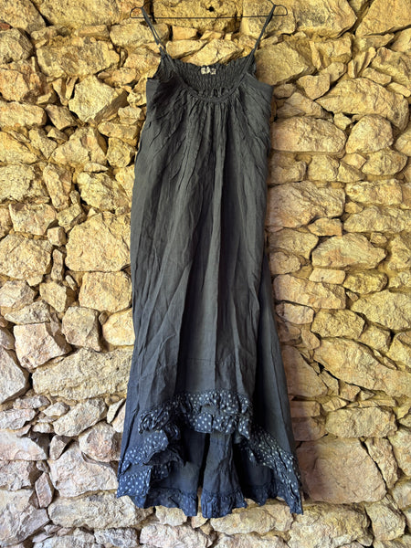 Robe lin bohème