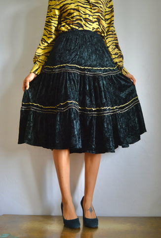 Gold Velvet Gitana